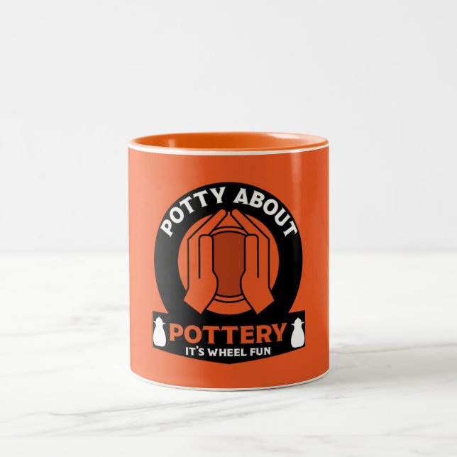 Caneca De Café Em Dois Tons Fabricante De Potências Cerâmicas (Centro)