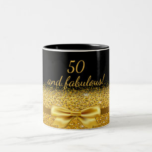 Caneca De Café Em Dois Tons Fabuloso na moda de ouro negro
