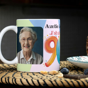 Caneca De Café Em Dois Tons Fabuloso presente de 90 anos de 90 anos de 90