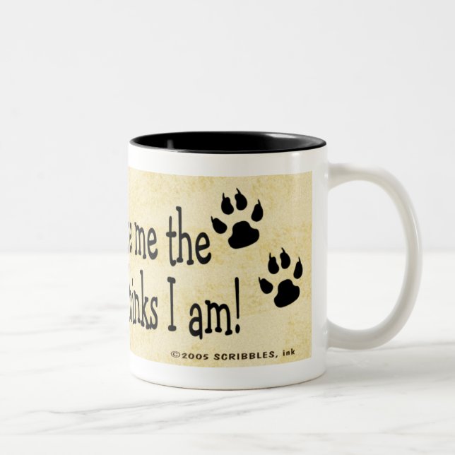 Caneca De Café Em Dois Tons Faça-me a pessoa (Direita)