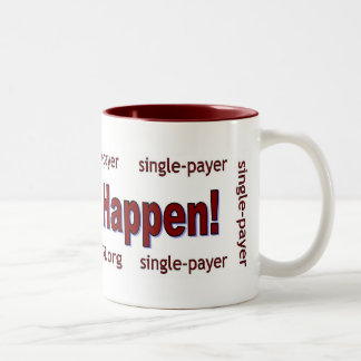 Caneca De Café Em Dois Tons Faça-o acontecer!