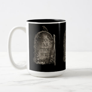 Caneca De Café Em Dois Tons Faça o que Tu Quiseres