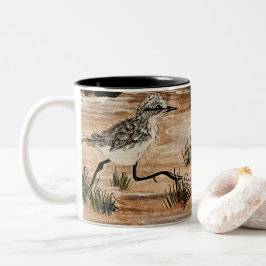 Caneca De Café Em Dois Tons Faça uma corrida na Copa