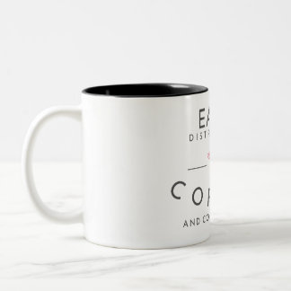 Caneca De Café Em Dois Tons Fácil distração com café?