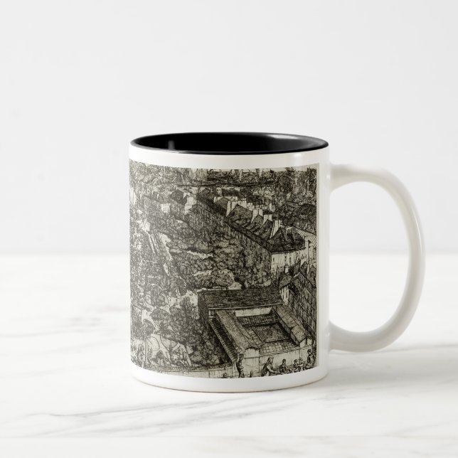 Caneca De Café Em Dois Tons Faculdade Henri IV e o Lycee Napoleon, 1864 (Direita)