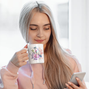 Caneca De Café Em Dois Tons Fada Cuja ave-de-cabra é criada para amantes-de-av