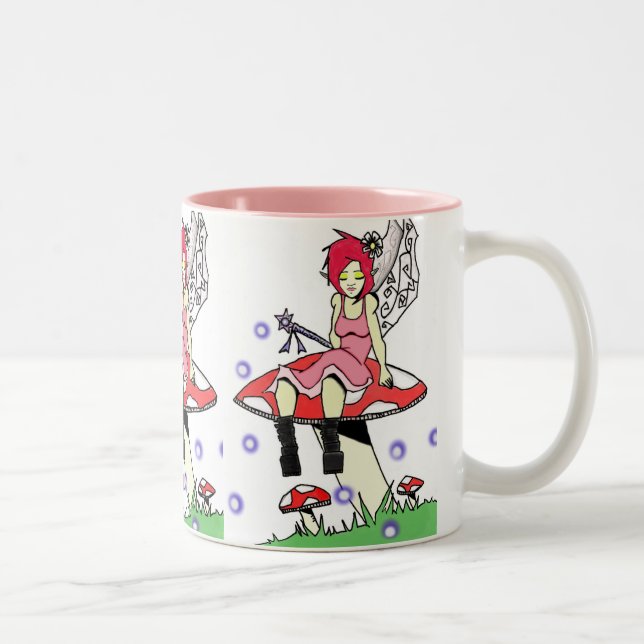 Caneca De Café Em Dois Tons Fada de descanso (Direita)