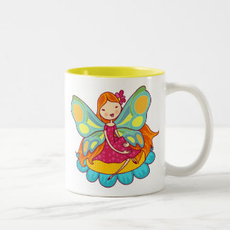 Caneca De Café Em Dois Tons Fada de Jardim