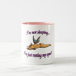 Caneca De Café Em Dois Tons Fada de sono