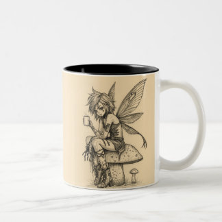 Caneca De Café Em Dois Tons Fada do Café