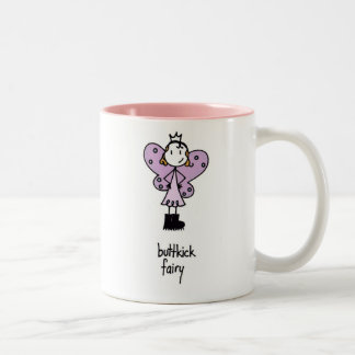 Caneca De Café Em Dois Tons Fada Redheaded de Buttkick