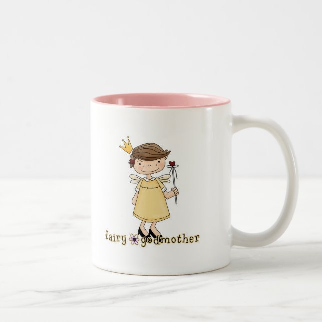 Caneca De Café Em Dois Tons Fairy Godmães (Direita)