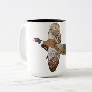 Caneca De Café Em Dois Tons Faisão