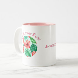 Caneca De Café Em Dois Tons Faith e Aloha