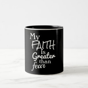 Caneca De Café Em Dois Tons Faith Gifts Collection -