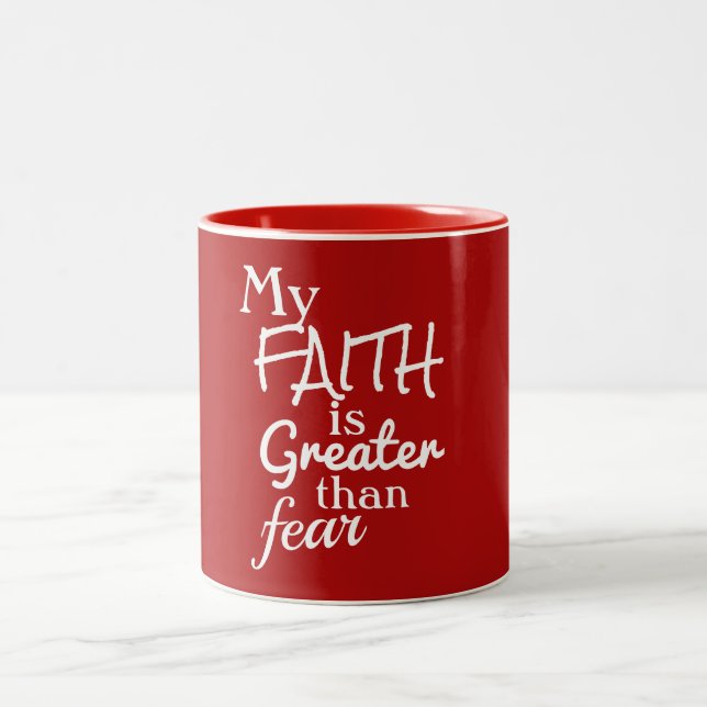 Caneca De Café Em Dois Tons Faith Gifts Collection - (Centro)