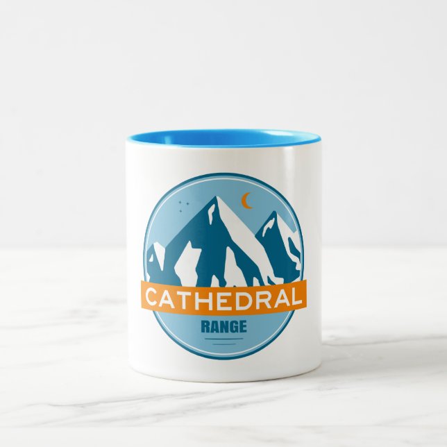 Caneca De Café Em Dois Tons Faixa Cathedral Califórnia (Centro)