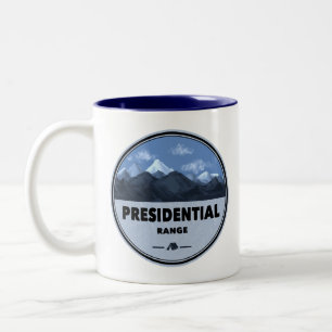 Caneca De Café Em Dois Tons Faixa Presidencial Camping New Hampshire