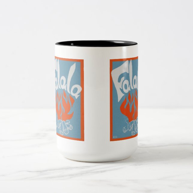 Caneca De Café Em Dois Tons FaLaLa (Centro)