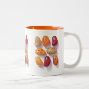 Caneca De Café Em Dois Tons FALL JELLY BEANS Orange Two-Tone Mug