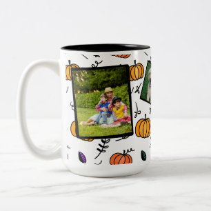 Caneca De Café Em Dois Tons Fall Photo Mug