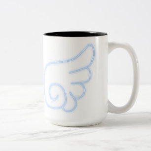 Caneca De Café Em Dois Tons Falln Chibi Angel Wings
