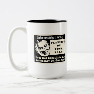 Caneca De Café Em Dois Tons Falta do planeamento