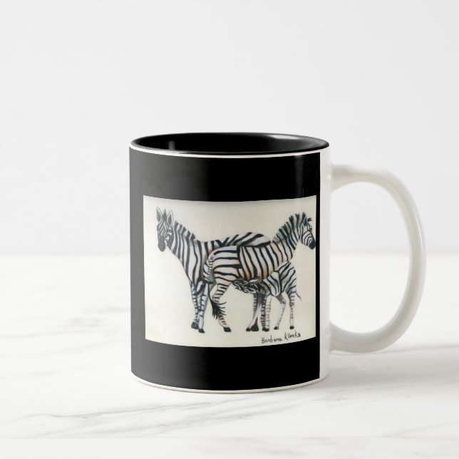Caneca De Café Em Dois Tons Família (Direita)