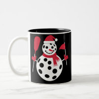 Família de Boneco de Neve com Chapéu de Papai Noel