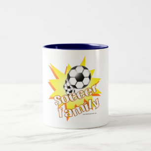 Caneca De Café Em Dois Tons Família do Futebol