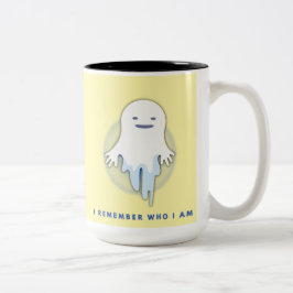 Caneca De Café Em Dois Tons Fantasma Bonito - Lembro-Me De Quem Sou Presente
