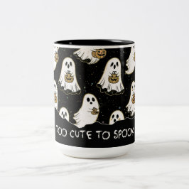 Caneca De Café Em Dois Tons Fantasma de Halloween