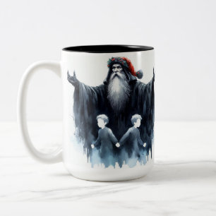 Caneca De Café Em Dois Tons Fantasma do Futuro Natal Mug de Café