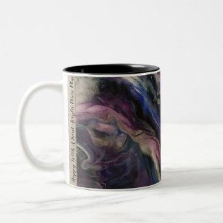 Caneca De Café Em Dois Tons Fantasy Paint Pour Mug