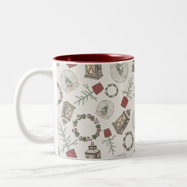 Caneca De Café Em Dois Tons Farmácia de inverno (Esquerda)