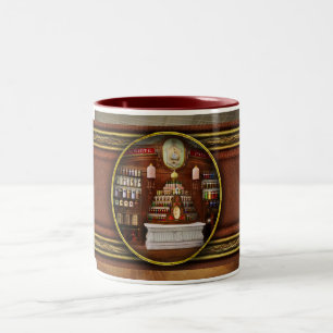Caneca De Café Em Dois Tons Farmácia - Reis Flavor 1876