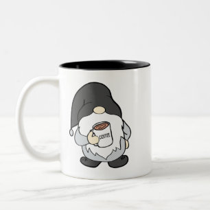Caneca De Café Em Dois Tons Farmhouse Gnome com Lumpy Coffee Mug