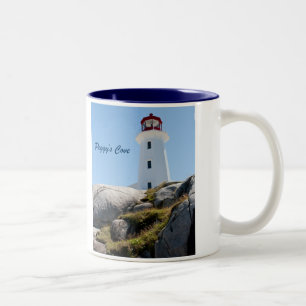 Caneca De Café Em Dois Tons Farol da angra de Peggy
