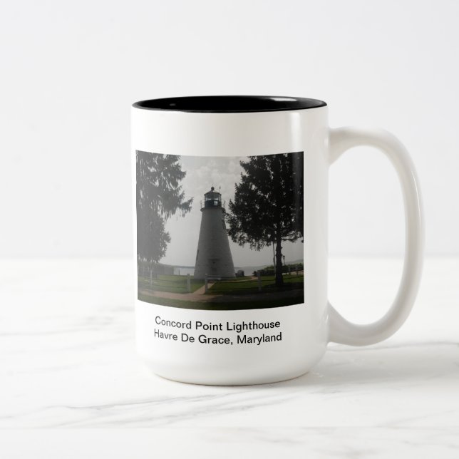 Caneca De Café Em Dois Tons Farol do ponto da concórdia (Direita)