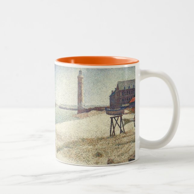 Caneca De Café Em Dois Tons Farol em Honfleur (Direita)