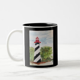 Caneca De Café Em Dois Tons Farol Rua de Augustine