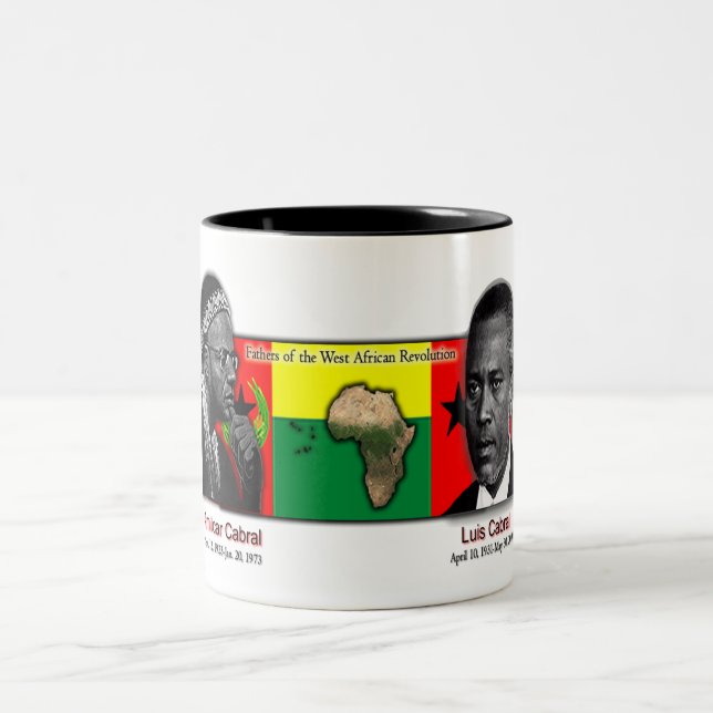 Caneca De Café Em Dois Tons farthers da revolução da África Ocidental (Centro)