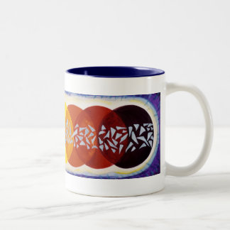 Caneca De Café Em Dois Tons Fases do Chá