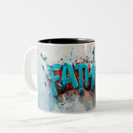 Caneca De Café Em Dois Tons Father