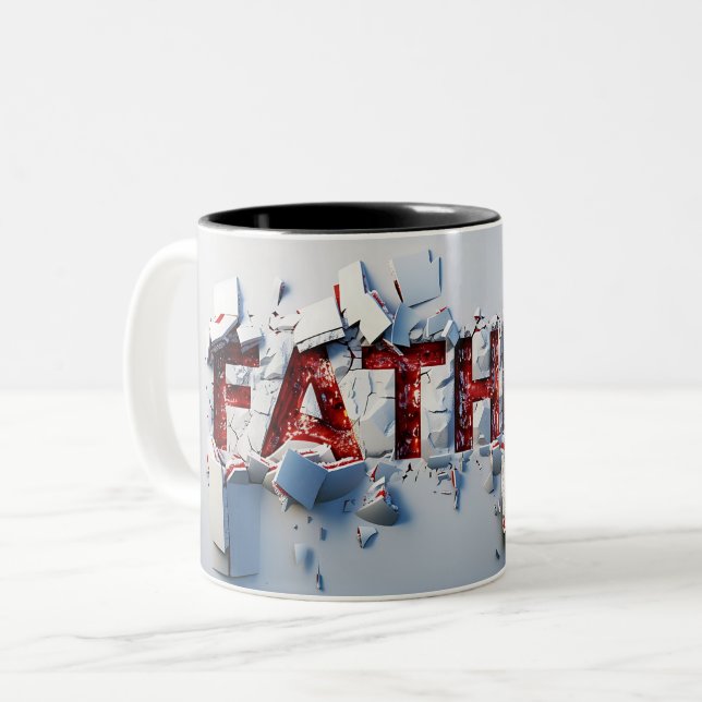 Caneca De Café Em Dois Tons Father (Frente Esquerda)