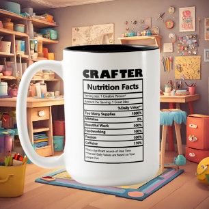 Caneca De Café Em Dois Tons fatos de arte legal