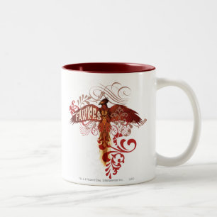 Caneca De Café Em Dois Tons Fawkes Espalha As Asas