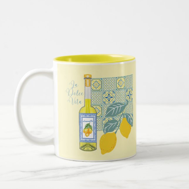 Caneca De Café Em Dois Tons Fazenda de limão (Esquerda)