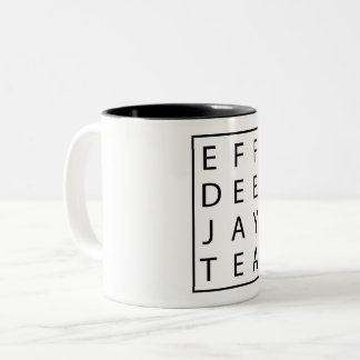 CANECA DE CAFÉ EM DOIS TONS FDJT