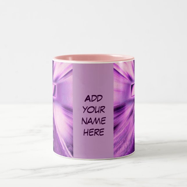 Caneca De Café Em Dois Tons Fé_ (Centro)